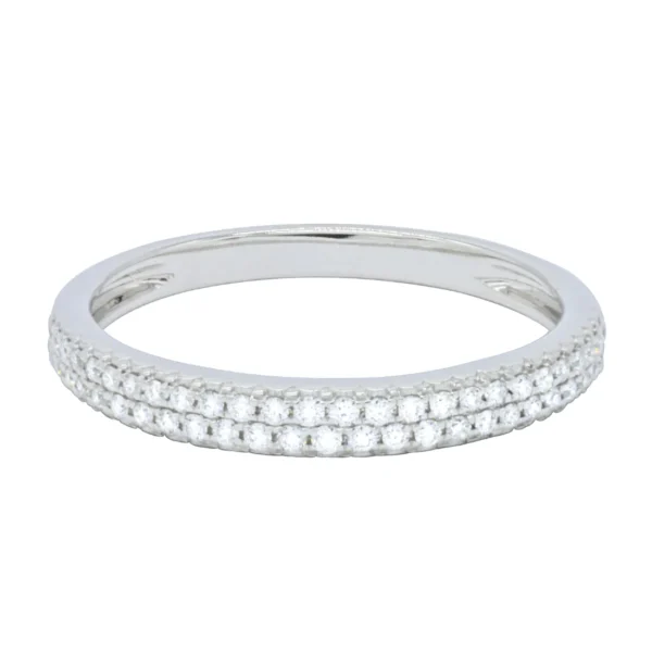 Churumbela Oro Blanco 14k con Diamantes 5987DWR4WJA11M