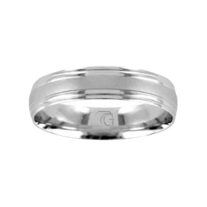 Argolla de Matrimonio Oro Blanco 14K A03B4M