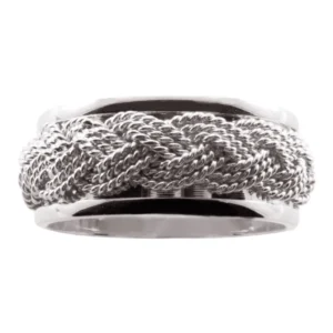 Argolla de Matrimonio Oro Blanco 14K A08B
