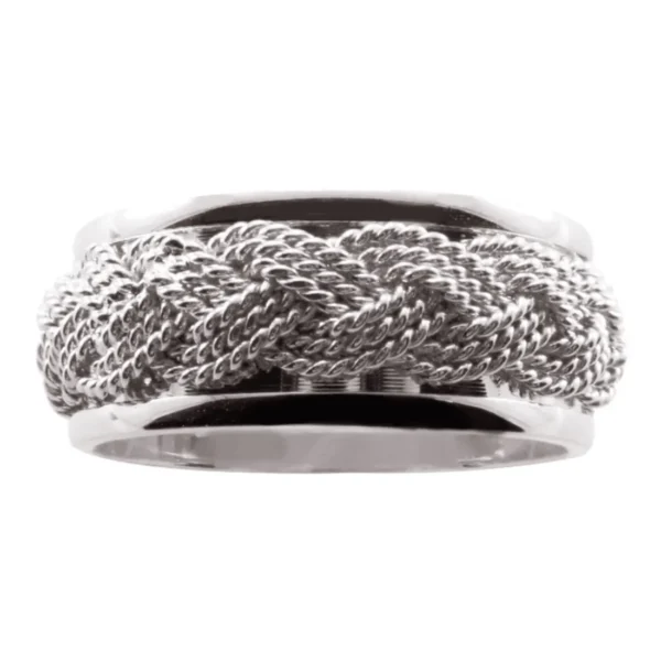 Argolla de Matrimonio Oro Blanco 14K A08B