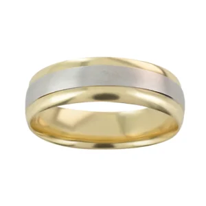 Argolla de Matrimonio Oro Combinado 14K A12AB6M