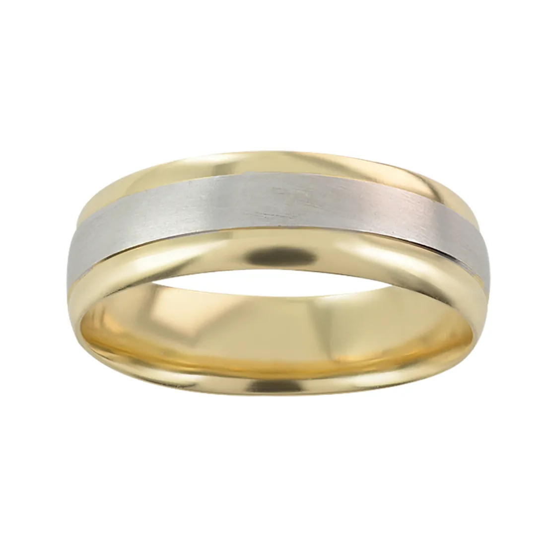 Argolla de Matrimonio Oro Combinado 14K