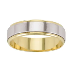 Argolla de Matrimonio Oro Combinado 14K A49AB4