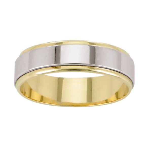Argolla de Matrimonio Oro Combinado 14K A49AB4