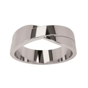 Argolla de Matrimonio Oro Blanco 14K ARG100B