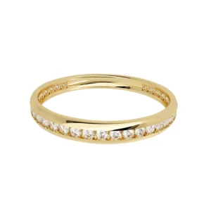 Churumbela Oro Amarillo 14k con Diamantes B2498A