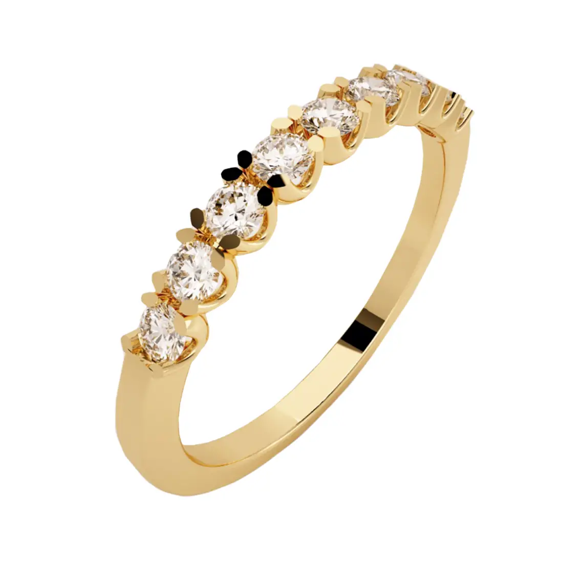 Churumbela Oro Amarillo 14K, con Diamantes