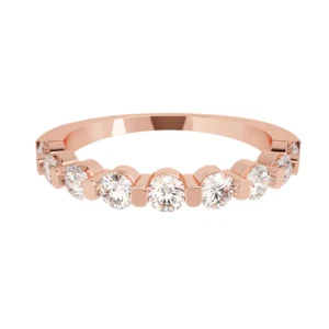 Churumbela Oro Rosa 14K con Diamantes B4748R