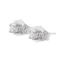 Aretes Oro Blanco 14k, Estilo Broquel EC040W4PRM
