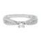 Anillo de Compromiso en Oro Blanco de 14K, con Diamantes SKR18299W65-25M