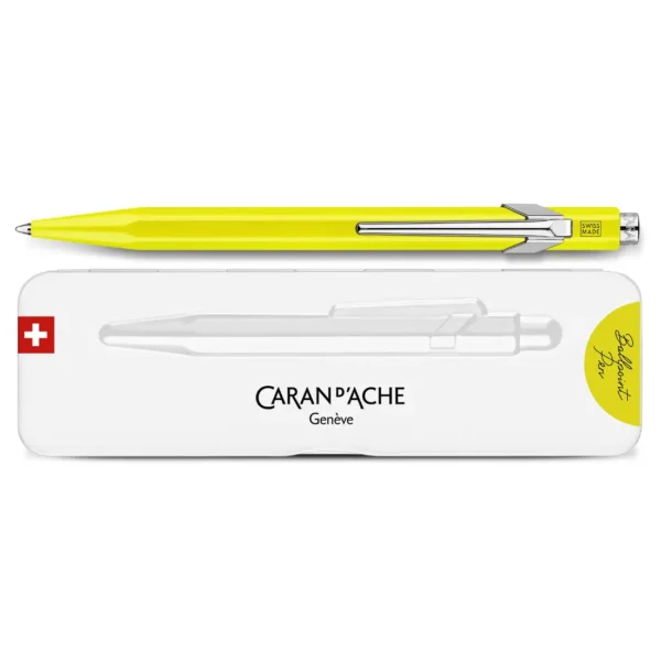 Bolígrafo Caran D´ache 849 PopLine Fluorescent Yellow 849.970