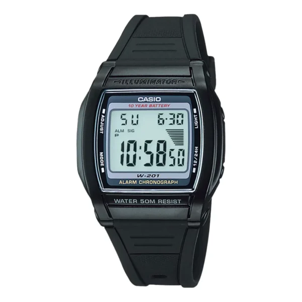 Reloj Casio Illuminator Digital W-201-1AV