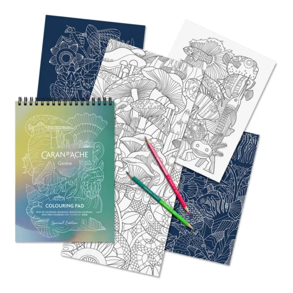 Cuaderno Caran D'Ache Para Colorear A5 Edición Especial 454.506